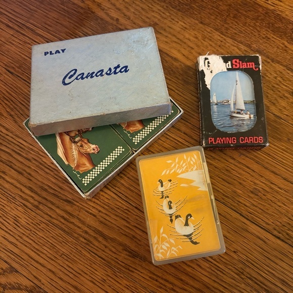 Playing Cards Set - Vintage Poker & Canasta - Picture 1 of 5